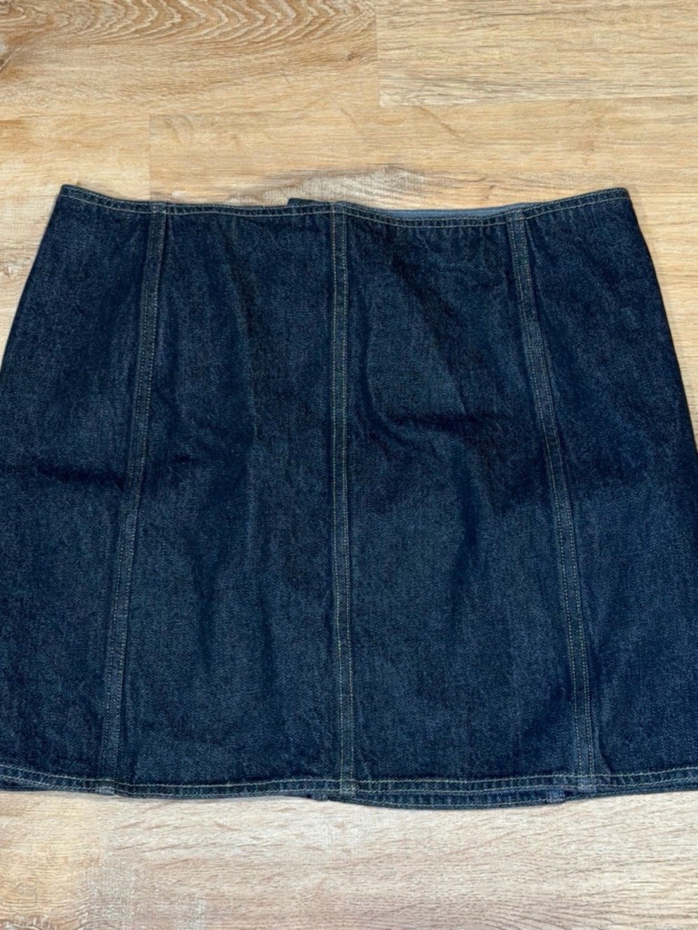 Banana Republic Dark Blue Denim Panel Mini Skirt